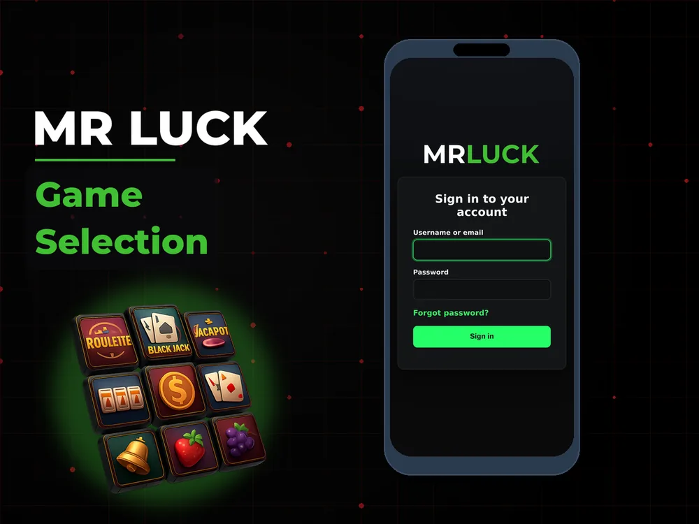 Mr Luck - Game Selection